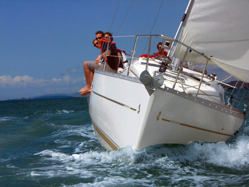 Sailing in Auckland Harbour